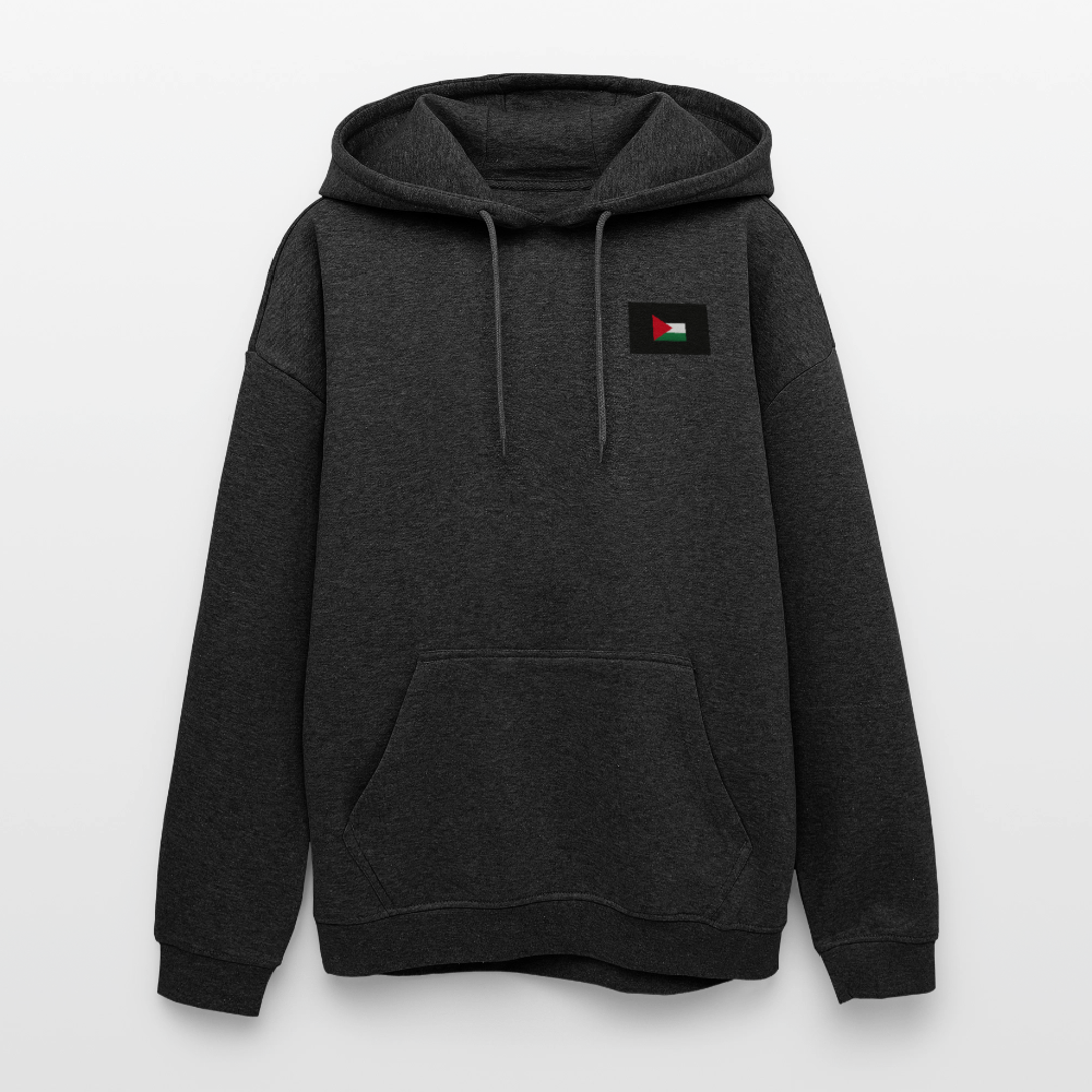 Sweat Ă  capuche oversize unisexe Palestine - charbon