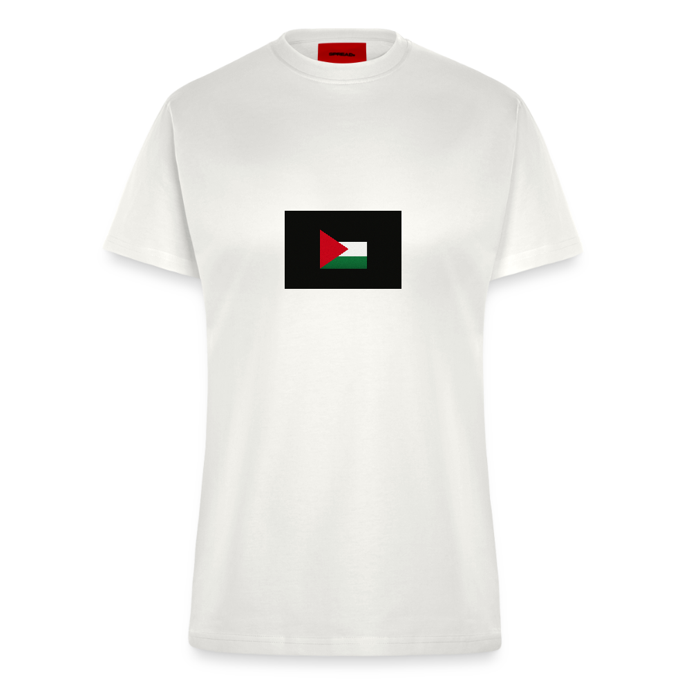 T-shirt bio slim fit fabriqué en UE palestine - OFF WHITE