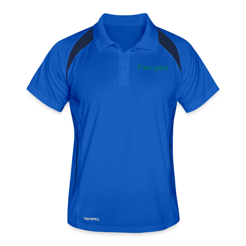 Men's Polo breathable Palestine - royal/navy