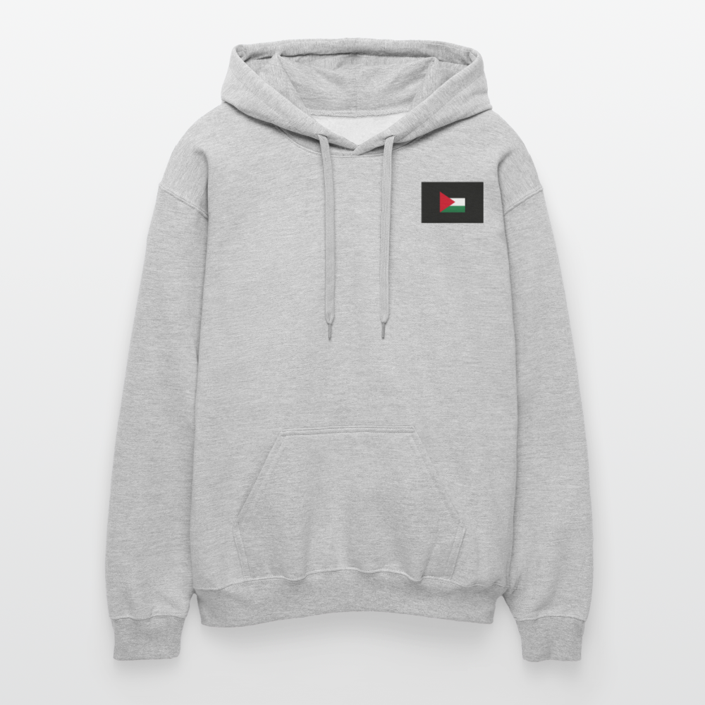 Sweat à capuche Softstyle® Gildan Unisexe Palestine - gris clair chiné