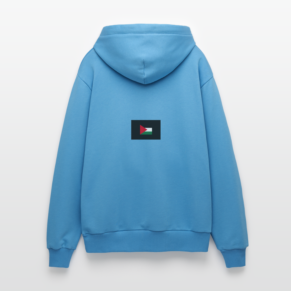 Sweat à capuche bio décontracté fabriqué en UE palestine -  Sol Blue