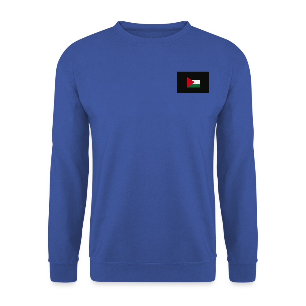 Sweat-shirt Unisex Palestine - bleu royal