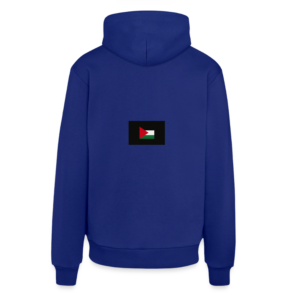 Sweat à capuche bio décontracté fabriqué en UE palestine - Iconic Blue
