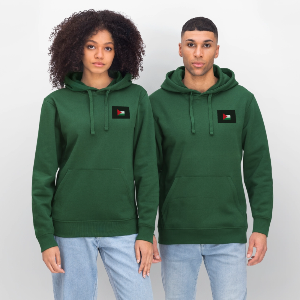 Sweat à capuche bio DRUMMER Stanley/Stella Unisexe Palestine - vert bouteille