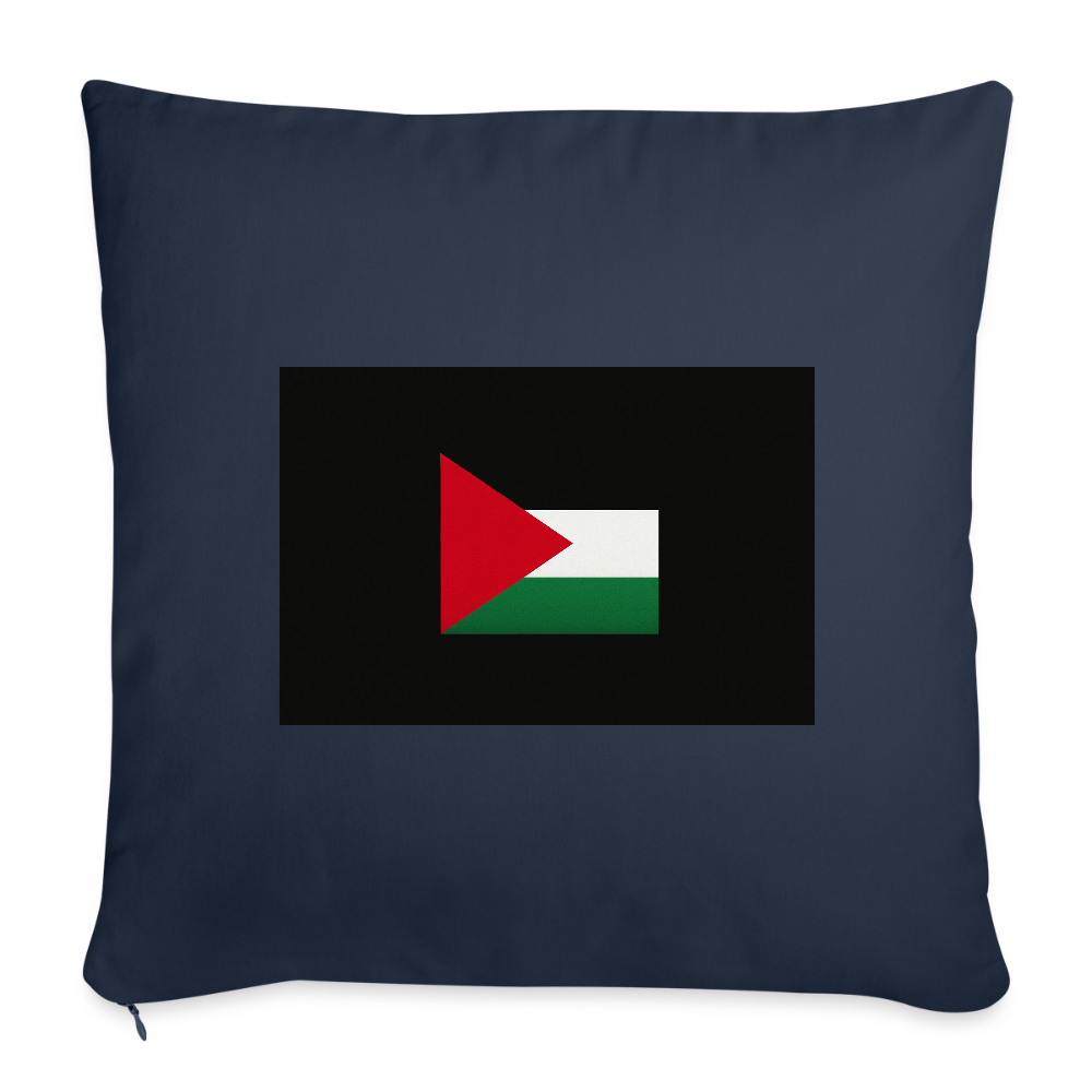 Coussin et housse de 45 x 45 cm - bleu marine