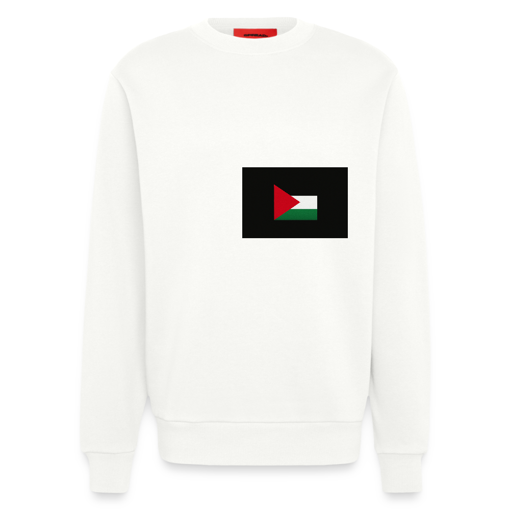 Sweat bio épais oversize fabriqué en UE palestine - OFF WHITE