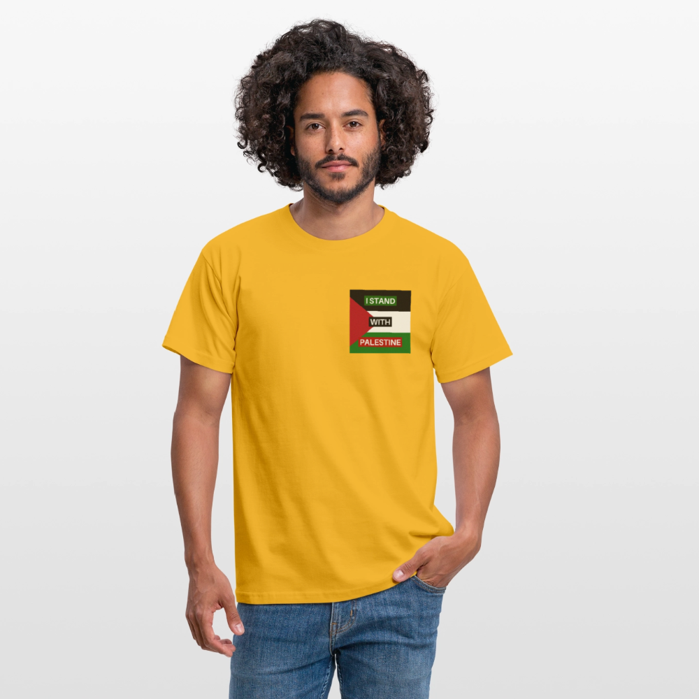 Men's T-Shirt Palestine - yellow