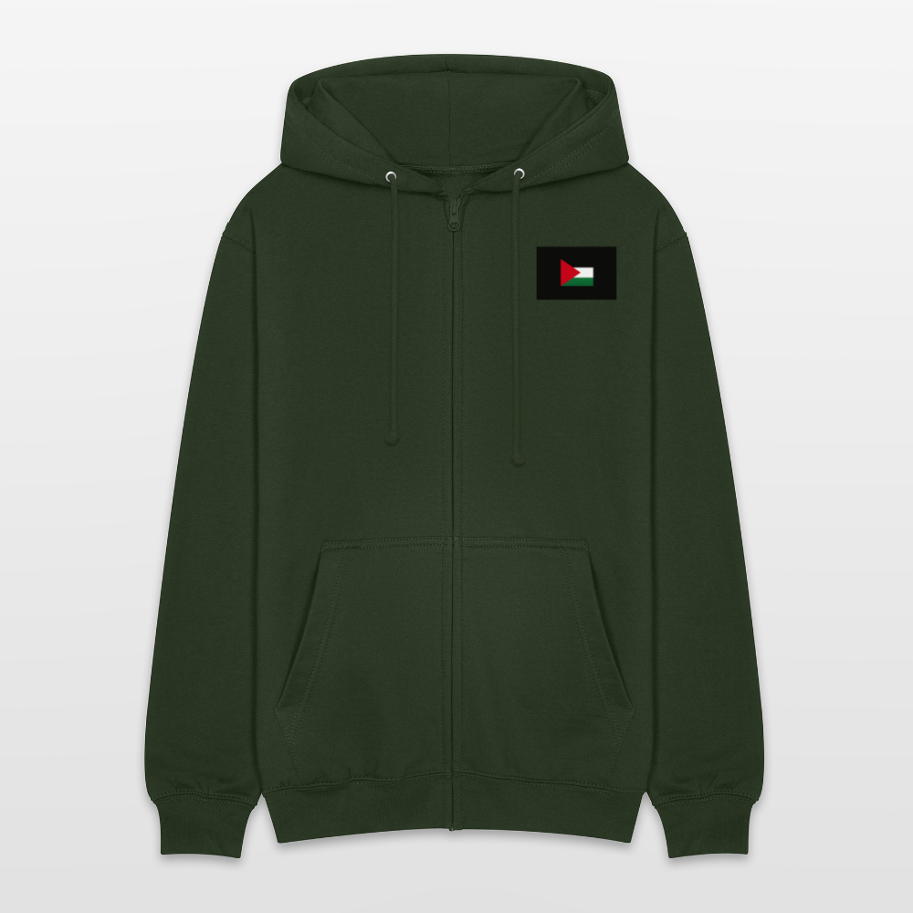 Veste à capuche unisexe Palestine - vert forêt