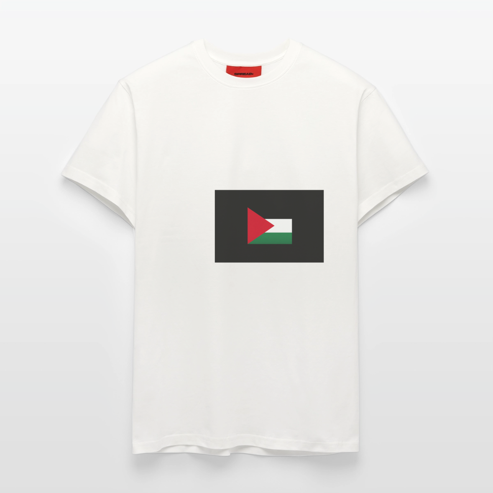 T-shirt bio décontracté fabriqué en UE palestine - OFF WHITE
