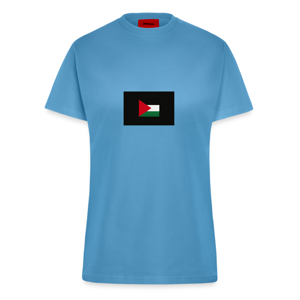 T-shirt bio slim fit fabriqué en UE palestine -  Sol Blue