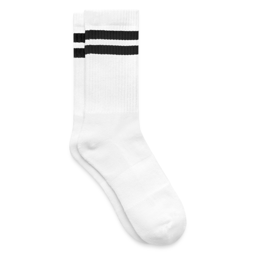 Chaussettes de tennis - blanc/noir