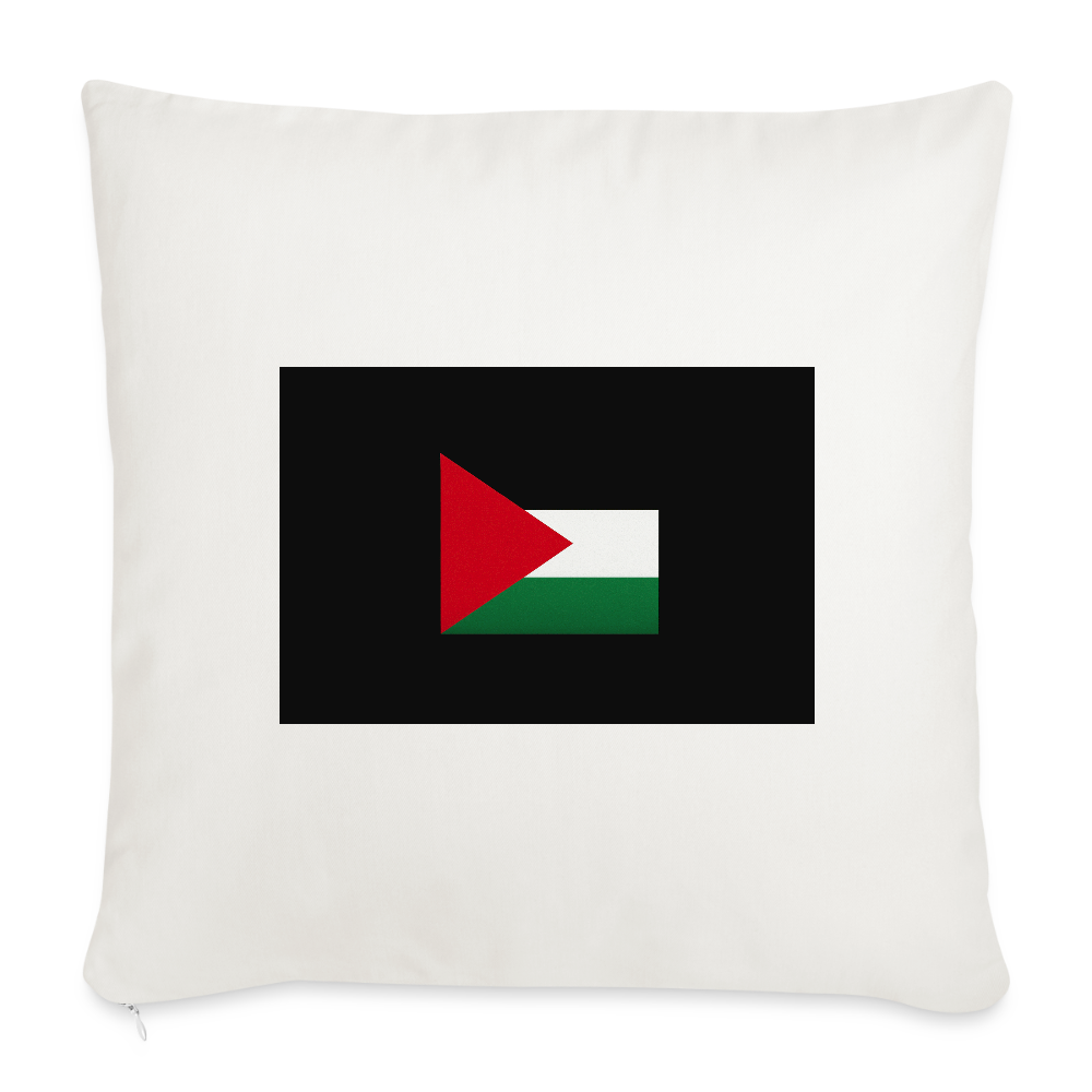 Coussin et housse de 45 x 45 cm - blanc nature