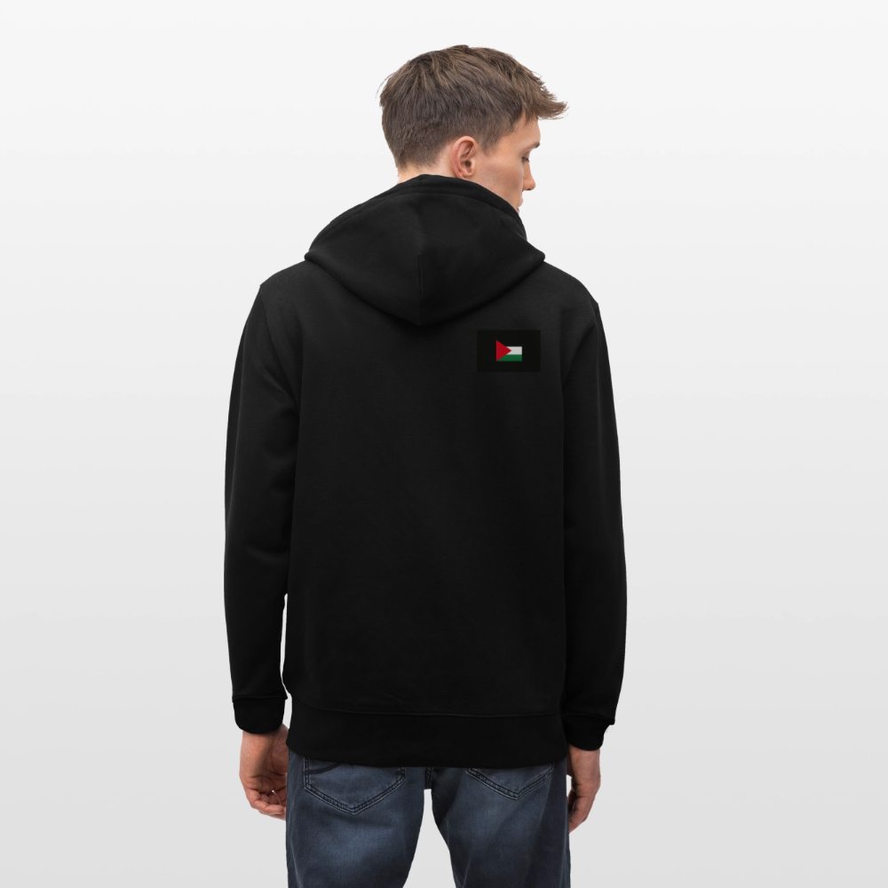 Veste à capuche bio CULTIVATOR Stanley/Stella Unisexe Palestine - noir