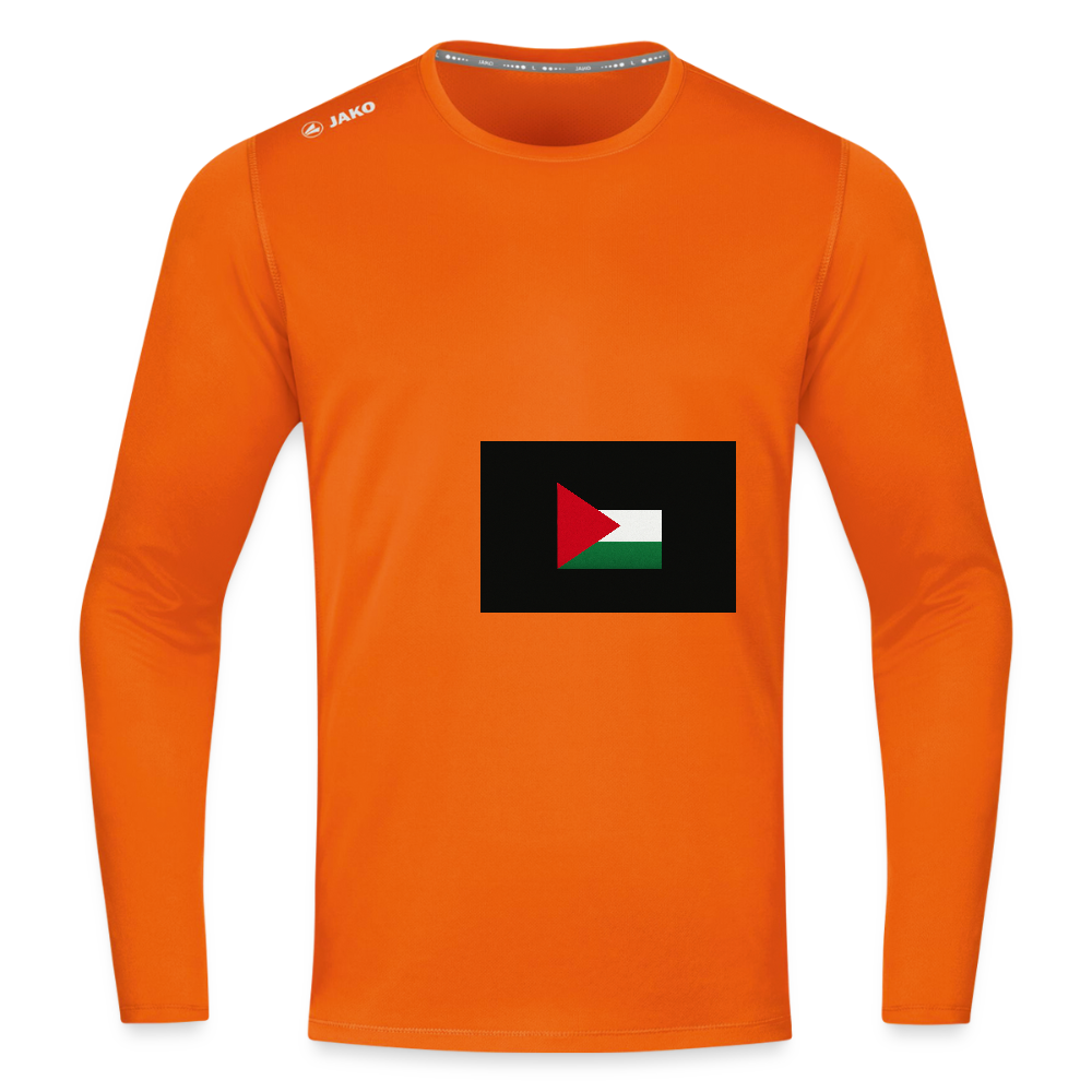 Manches longues Run 2.0 JAKO Palestine - orange néon