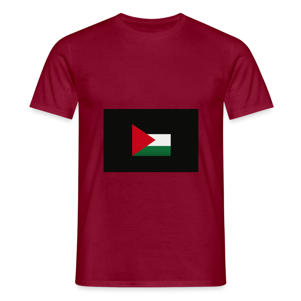 T-shirt Homme Palestine - rouge brique