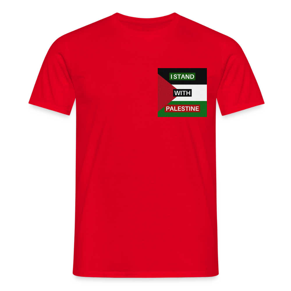 Men's T-Shirt Palestine - red