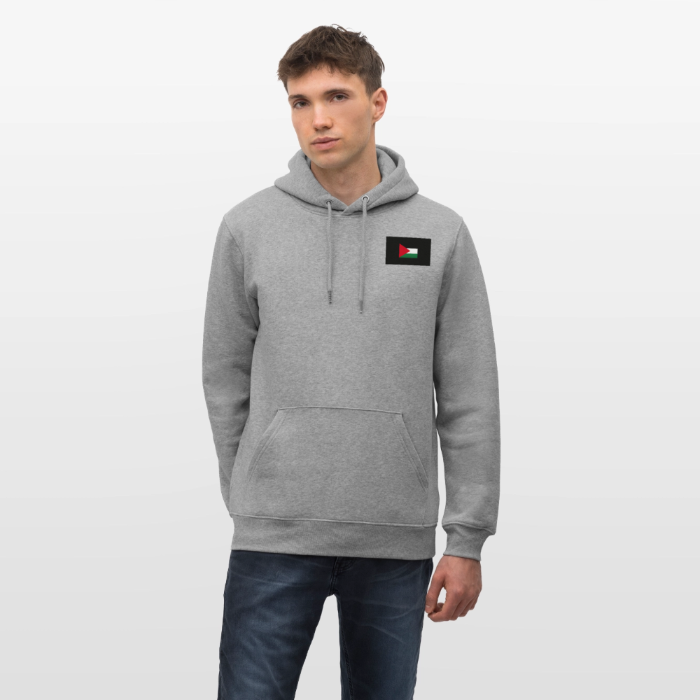 Sweat à capuche bio CRUISER Stanley/Stella Unisexe Palestine - gris clair marbré