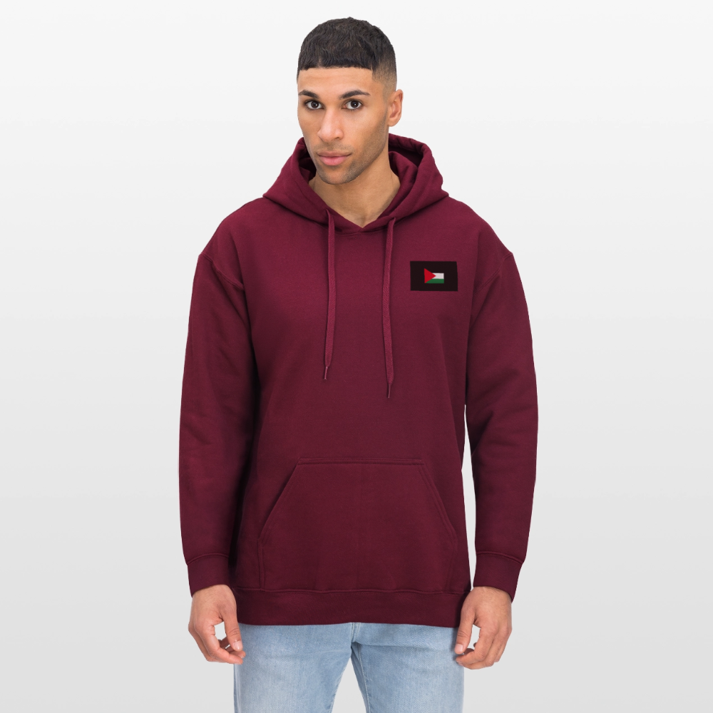 Sweat à capuche Softstyle® Gildan Unisexe Palestine - maroon