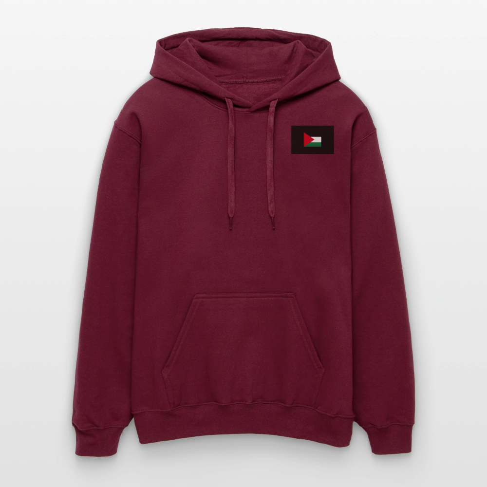 Sweat à capuche Softstyle® Gildan Unisexe Palestine - maroon
