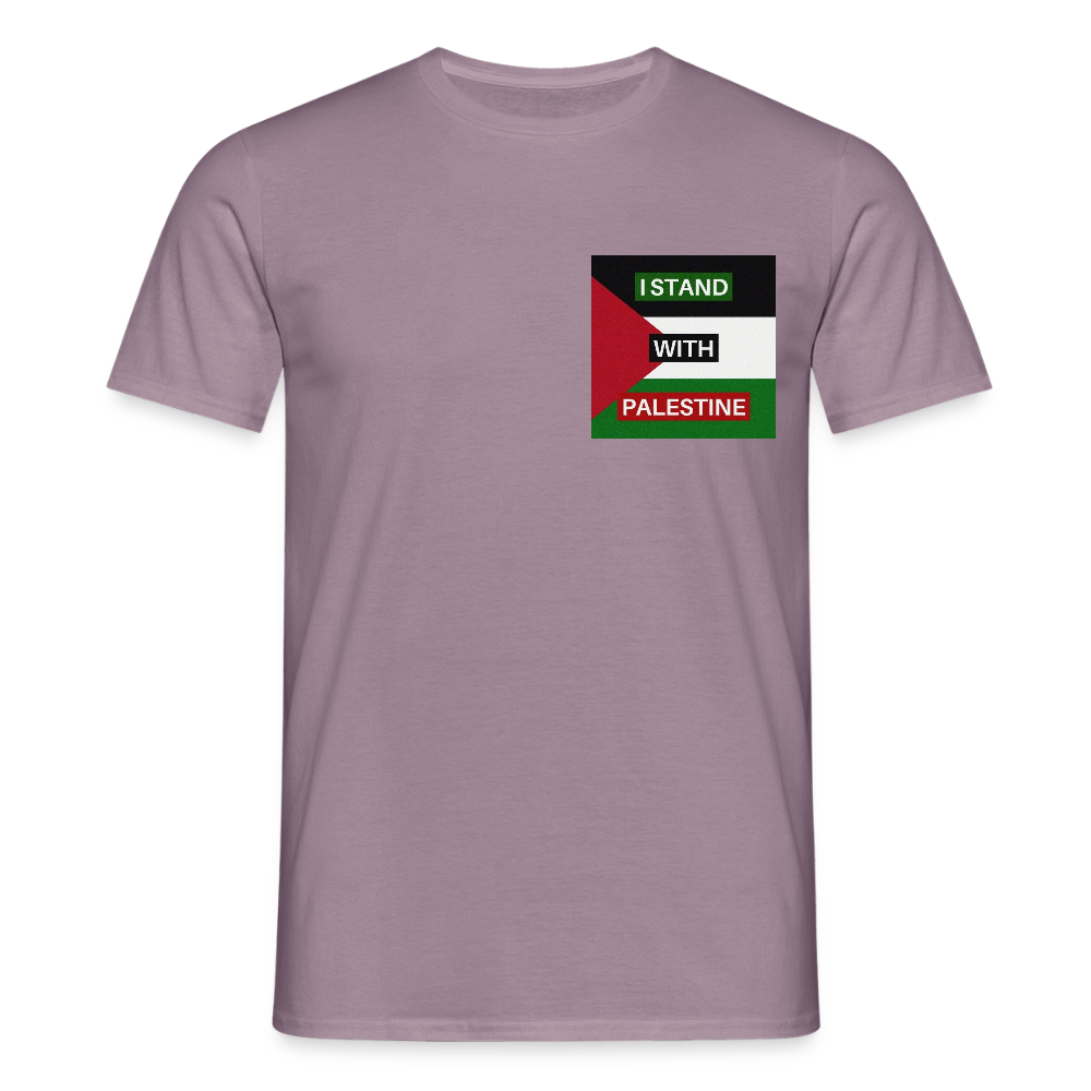 Men's T-Shirt Palestine - purple-grey