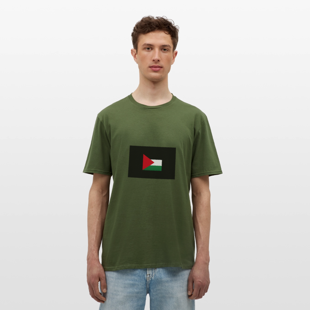 T-shirt Homme Palestine - vert militaire