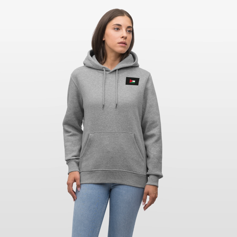 Sweat à capuche bio CRUISER Stanley/Stella Unisexe Palestine - gris clair marbré
