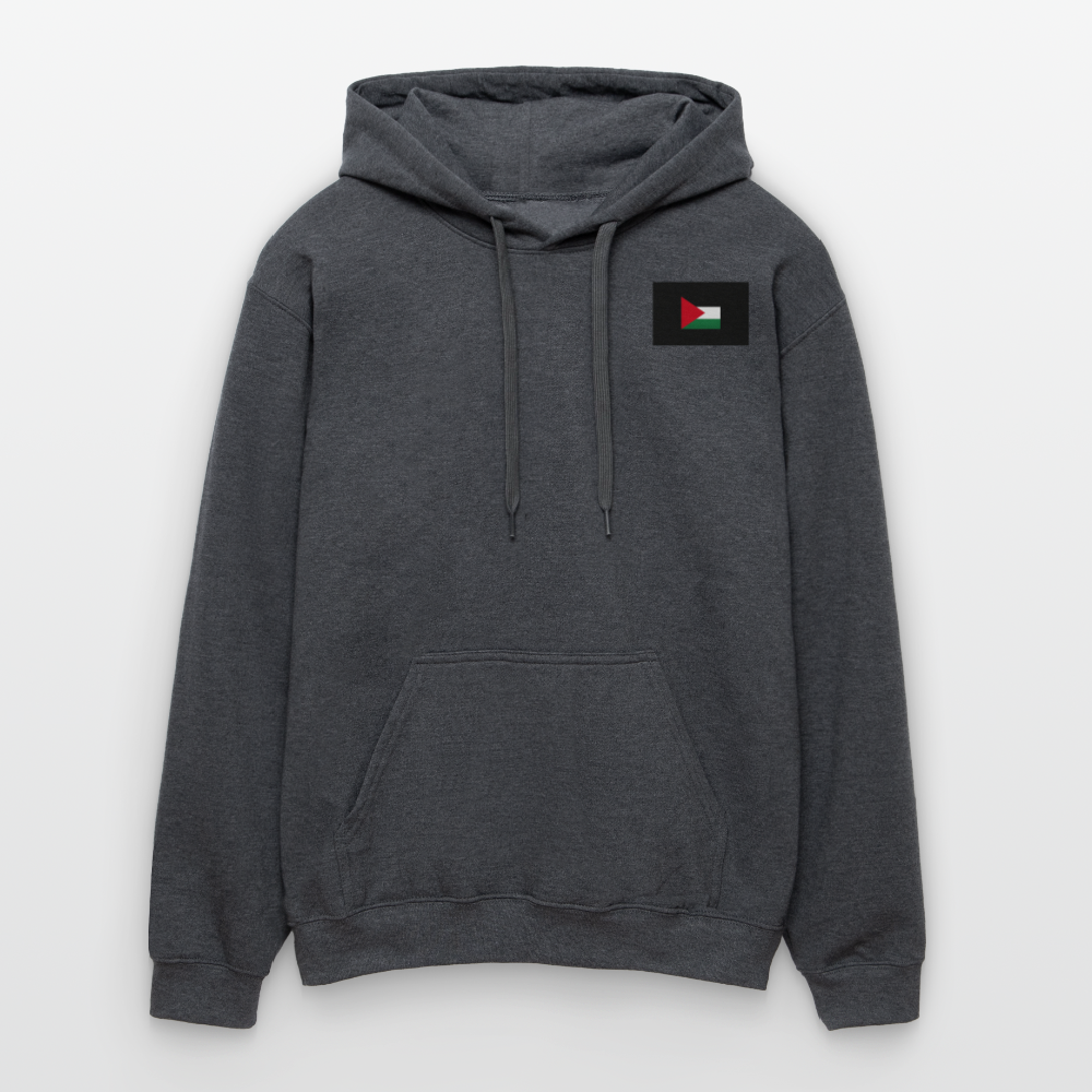 Sweat à capuche Softstyle® Gildan Unisexe Palestine - gris foncé chiné