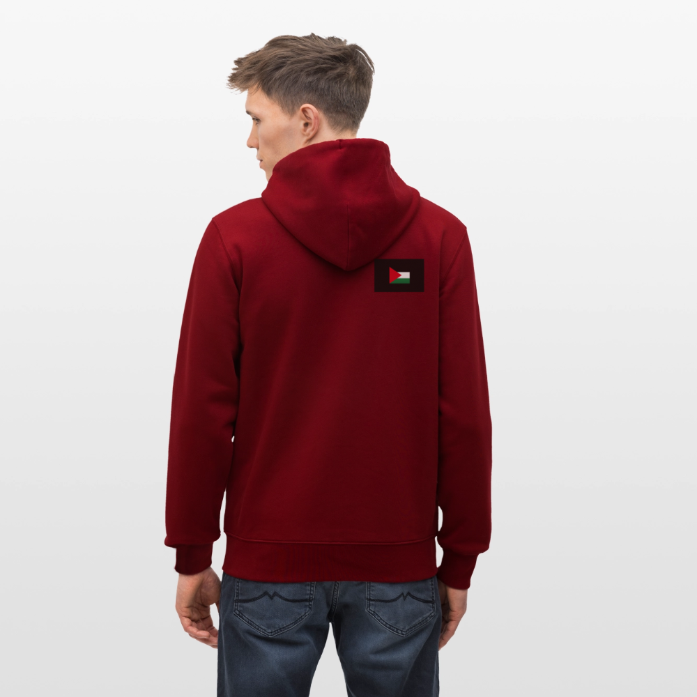 Veste à capuche bio CULTIVATOR Stanley/Stella Unisexe Palestine - bordeaux