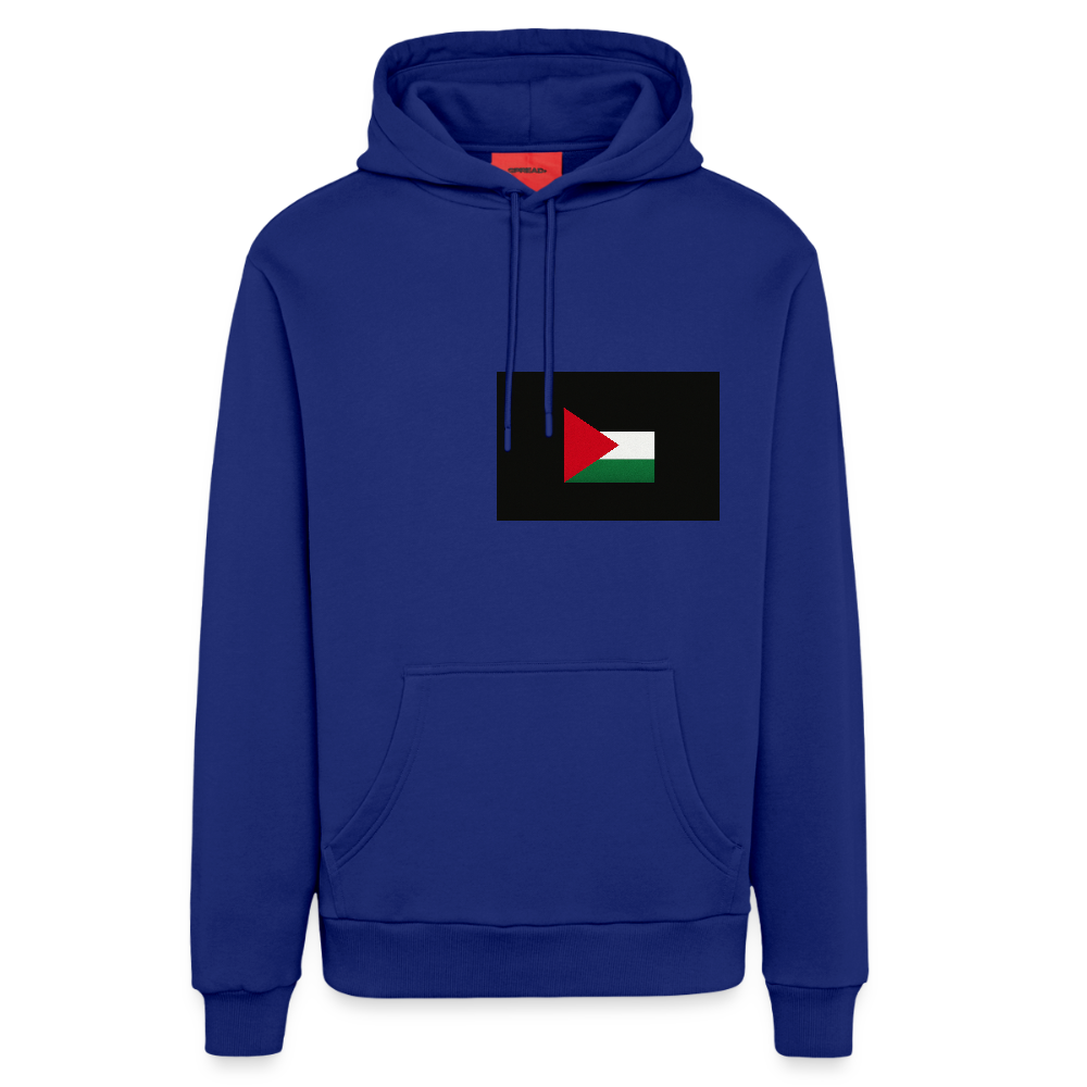 Sweat à capuche bio décontracté fabriqué en UE palestine - Iconic Blue