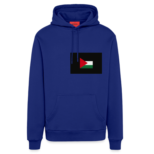 Sweat à capuche bio décontracté fabriqué en UE palestine - Iconic Blue