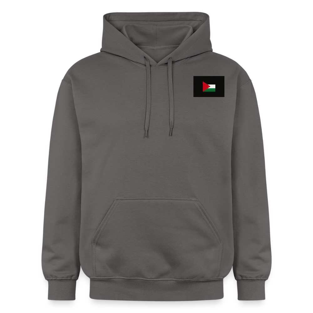Sweat à capuche Softstyle® Gildan Unisexe Palestine - gris foncé