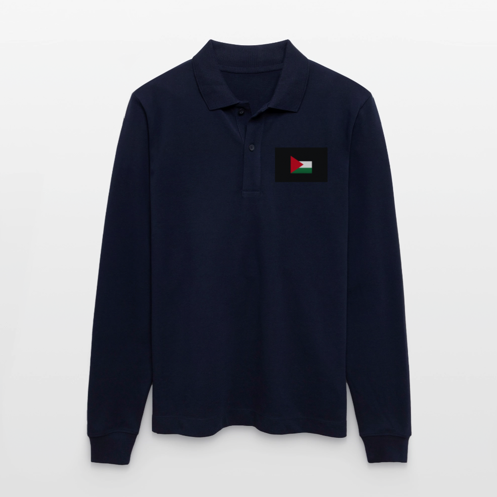 Polo Ă  manches longues bio PREPSTER Stanley/Stella Unisexe Palestine - bleu marine