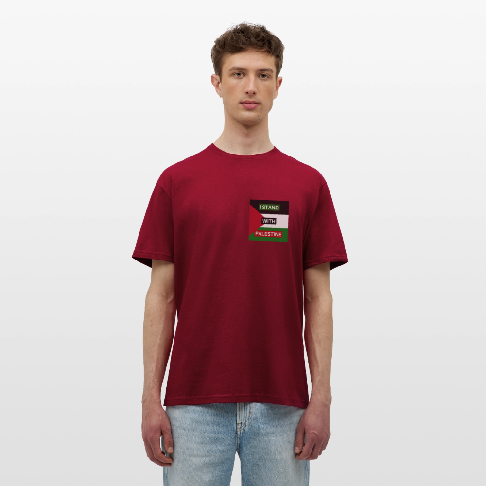 Men's T-Shirt Palestine - brick red