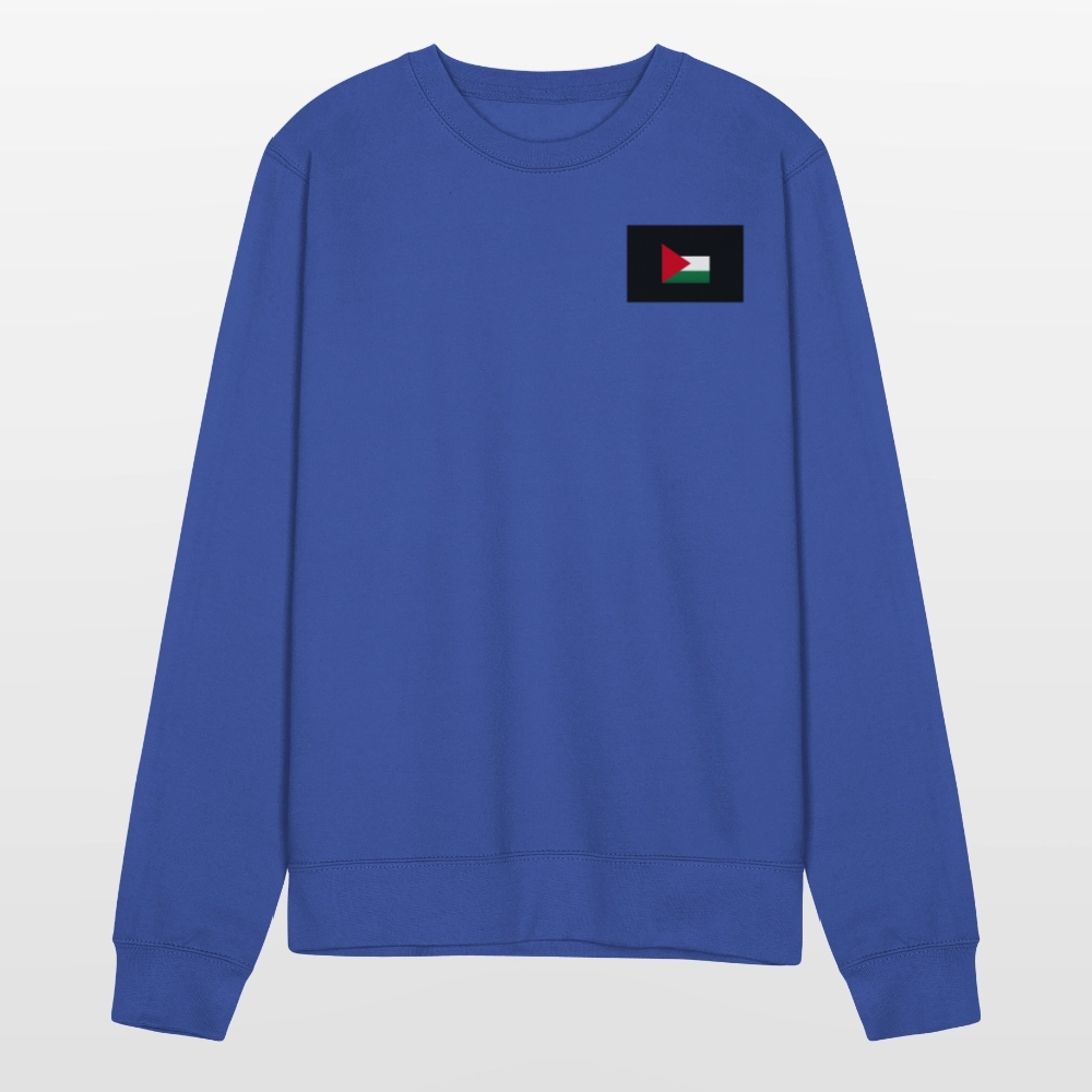 Sweat-shirt Unisex Palestine - bleu royal
