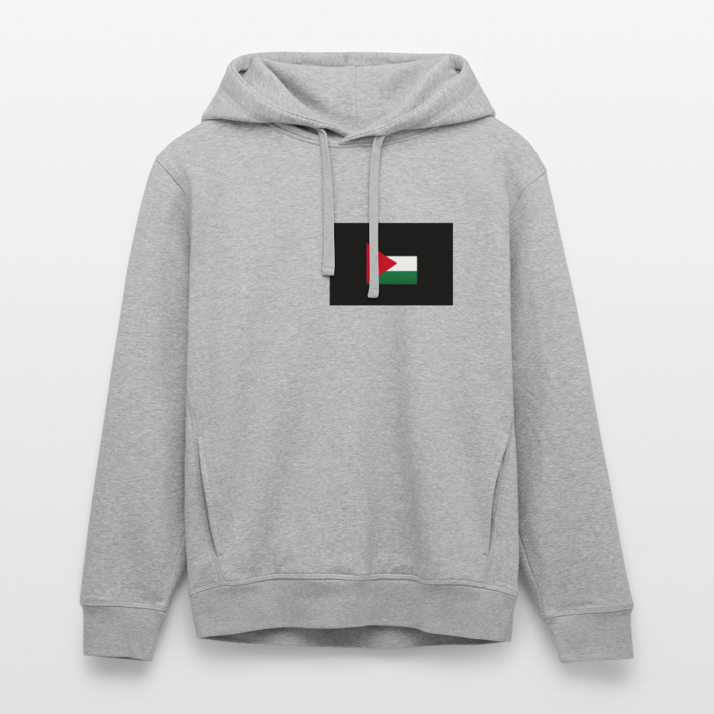Sweat à capuche bio Stanley & Stella unisexe Palestine - gris chiné