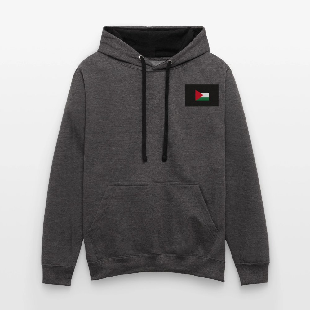 Sweat-shirt contraste Palestine - anthracite/noir