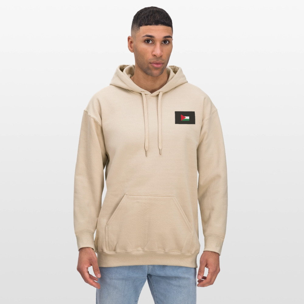 Sweat à capuche Softstyle® Gildan Unisexe Palestine - jaune sable