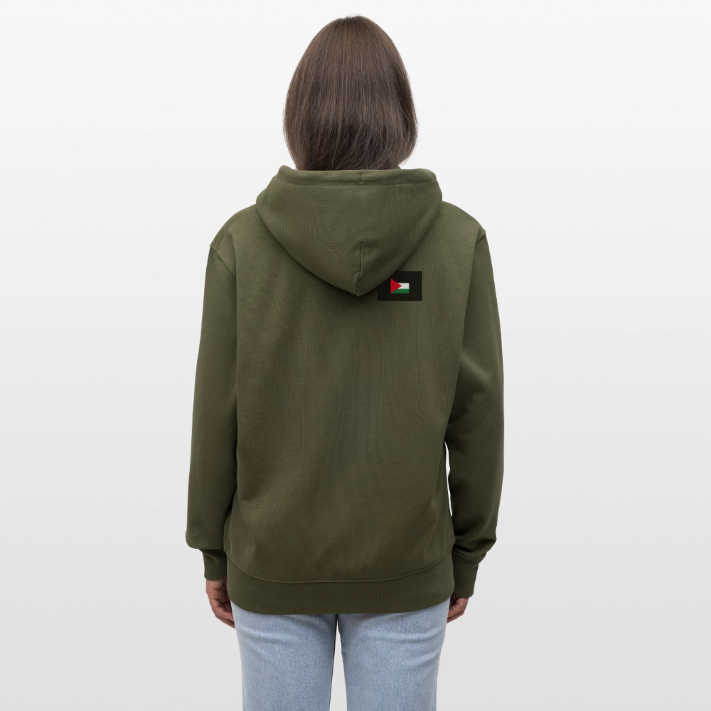 Veste à capuche bio CULTIVATOR Stanley/Stella Unisexe Palestine - kaki