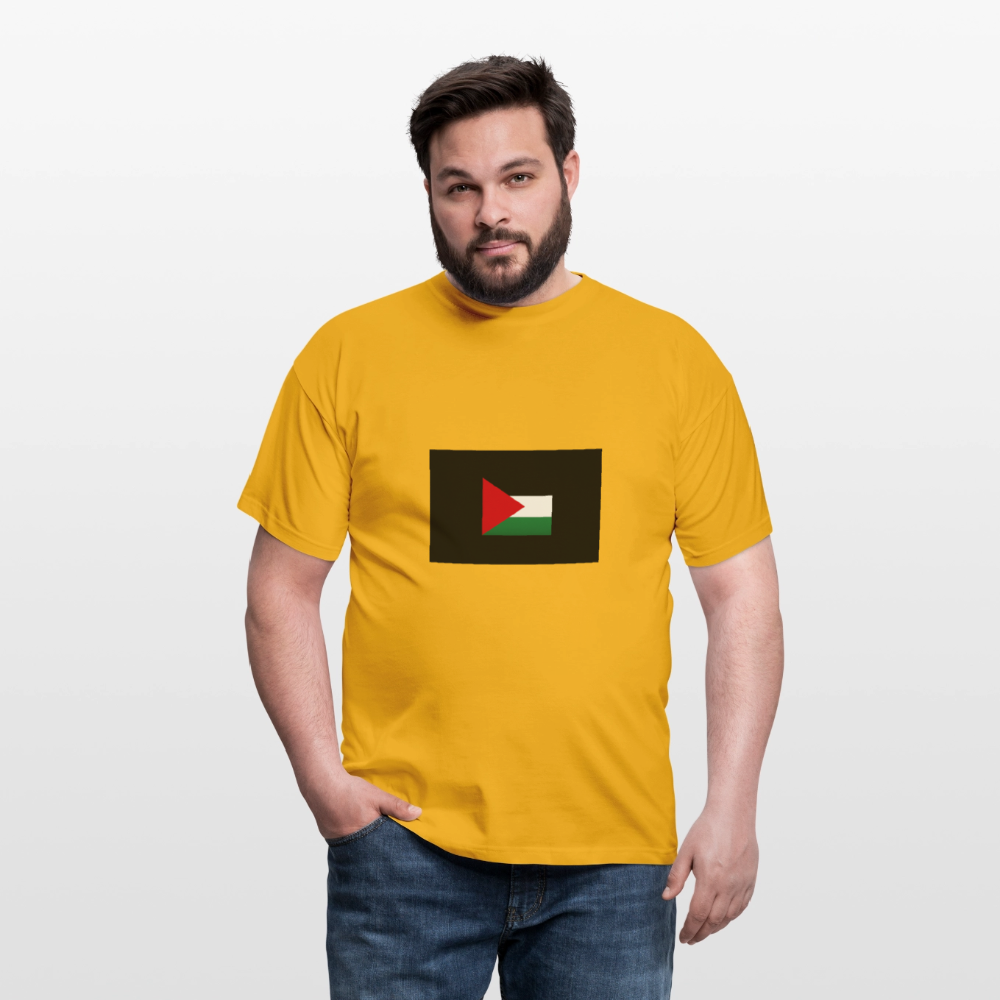 T-shirt Homme Palestine - jaune