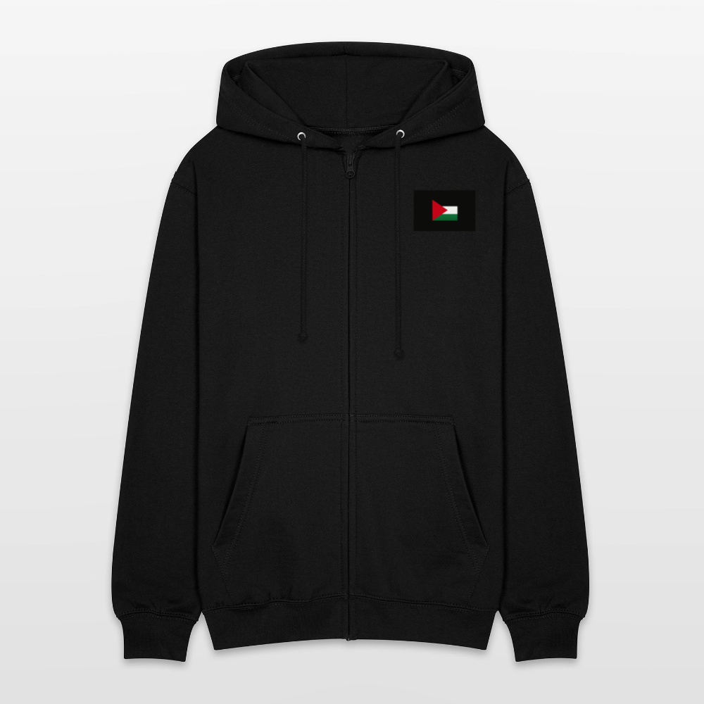 Veste à capuche unisexe Palestine - noir