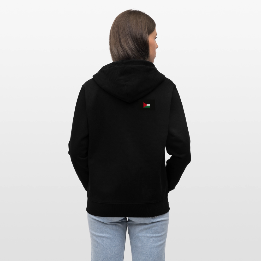 Veste à capuche bio CULTIVATOR Stanley/Stella Unisexe Palestine - noir