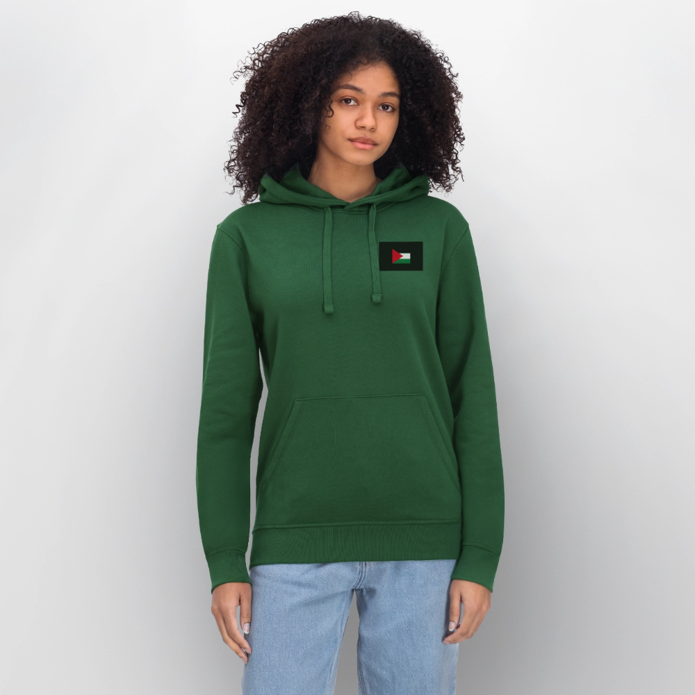 Sweat à capuche bio DRUMMER Stanley/Stella Unisexe Palestine - vert bouteille