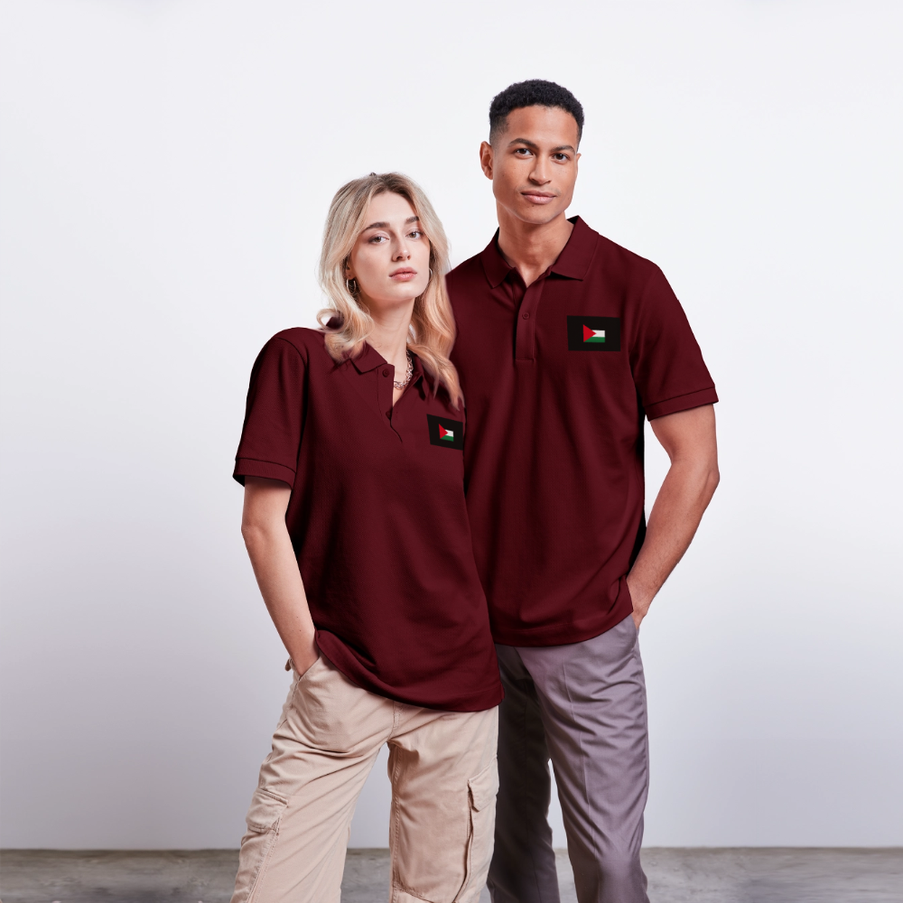 Polo PREPSTER bio Stanley/Stella Unisexe Palestine - bordeaux