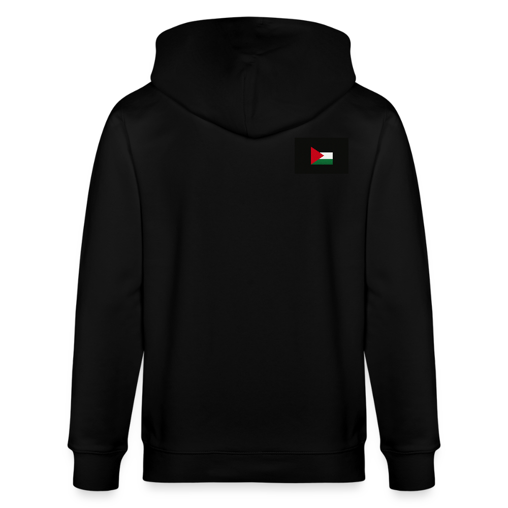 Veste à capuche bio CULTIVATOR Stanley/Stella Unisexe Palestine - noir
