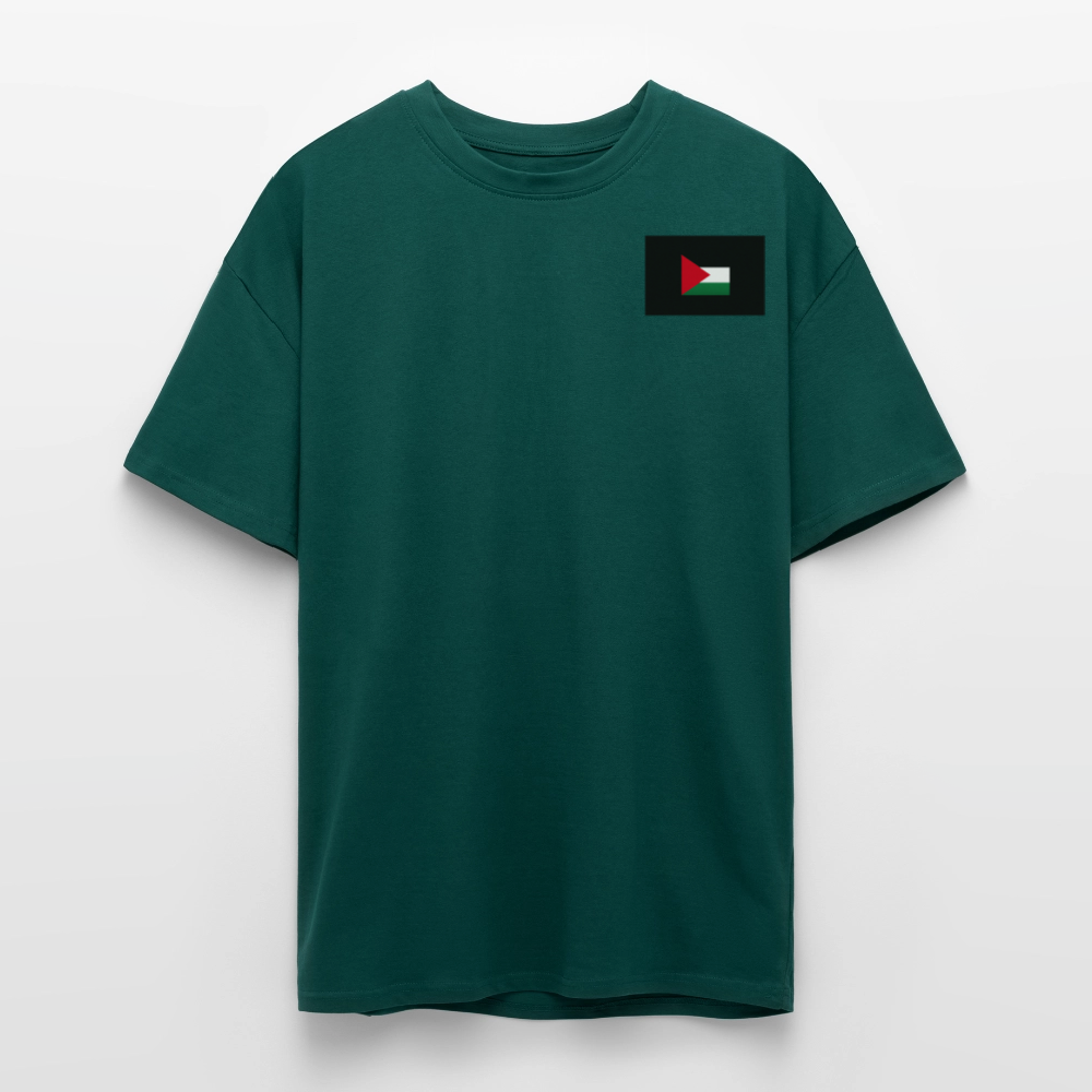 T-shirt oversize épais - hunter green