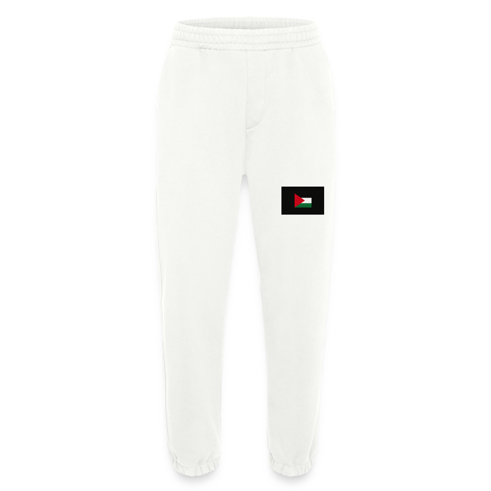 Pantalon de jogging bio épais fabriqué en UE Palestine - OFF WHITE