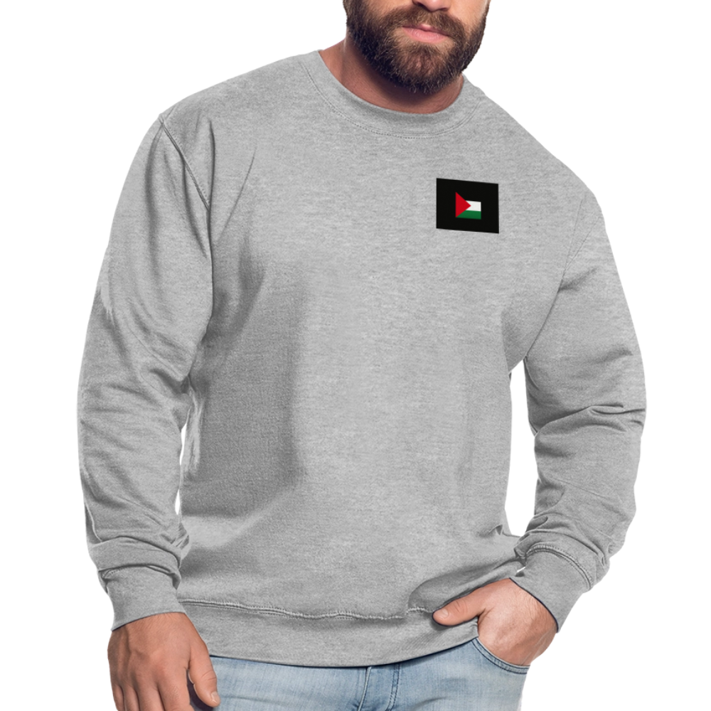 Sweat-shirt Unisex Palestine - gris chiné