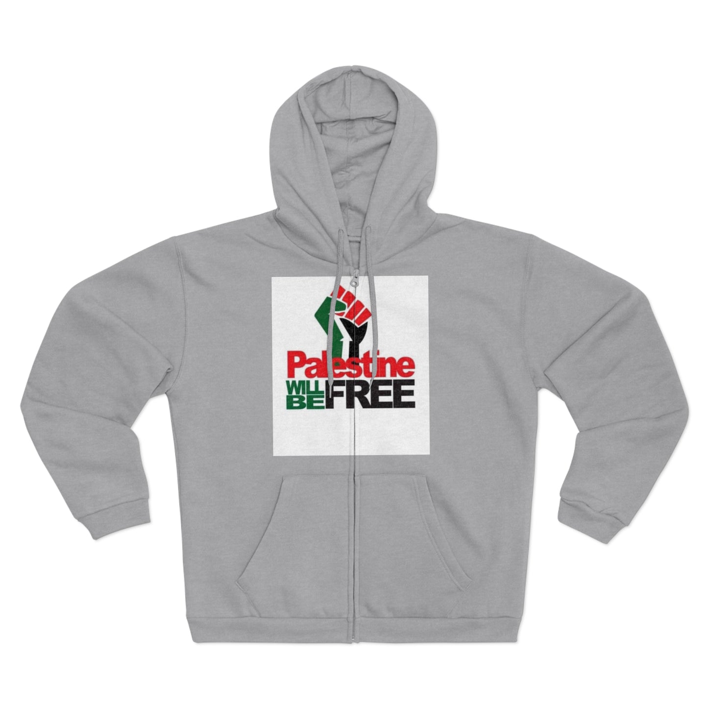 Palestine Will Be Free Zip Hoodie