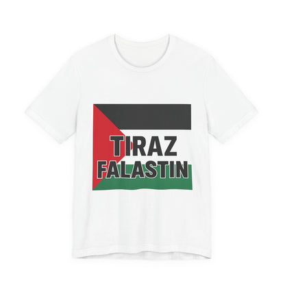 Palestine Flag 'Tiraz Falastin' T-Shirt — Solidarity Graphic Tee