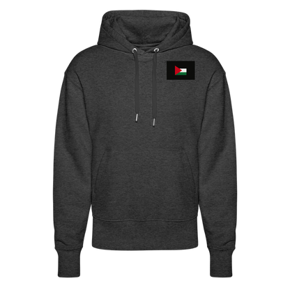 Sweat à capuche bio SLAMMER Stanley/Stella Unisexe Palestine - gris foncé chiné